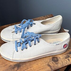 Keds Women's MLB Chicago Cubs Pinstripe Sneakers Size 10